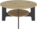 byLIVING Couchtisch Jonny Eiche-Optik Anthrazit mit Ablageboden Bild 5