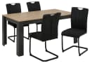 HOME AFFAIRE Essgruppe Napoli 5-tlg. Anthrazit Modern Landhaus Bild 1