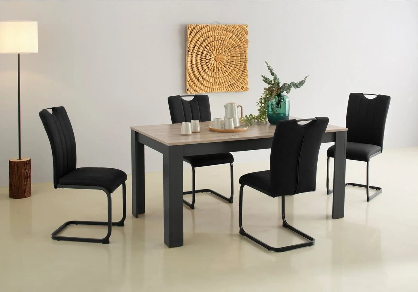 HOME AFFAIRE Essgruppe Napoli 5-tlg. Anthrazit Modern Landhaus - Bild 2