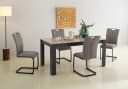 HOME AFFAIRE Essgruppe Napoli 5-tlg. Grau Anthrazit Holzwerkstoff Bild 5