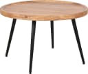 byLiving Couchtisch Romy Schwarz Natur Akazie Metall Bild 2