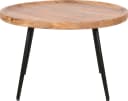 byLiving Couchtisch Romy Schwarz Natur Akazie Metall Bild 4