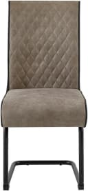 byLIVING Freischwinger MARIA-XXL 2er-Set Taupe Schwarz Metall Bild 3