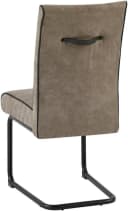 byLIVING Freischwinger MARIA-XXL 2er-Set Taupe Schwarz Metall Bild 5