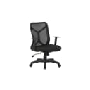 byLIVING Drehstuhl Bone Schwarz Moderner Bürostuhl mit Synchronmechanik Bild 1