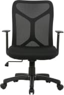 byLIVING Drehstuhl Bone Schwarz Moderner Bürostuhl mit Synchronmechanik Bild 2