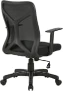 byLIVING Drehstuhl Bone Schwarz Moderner Bürostuhl mit Synchronmechanik Bild 5