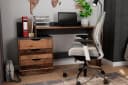 byLIVING Schreibtisch Bern Moderner Computertisch Old Wood Anthrazit Bild 2