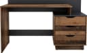 byLIVING Schreibtisch Bern Moderner Computertisch Old Wood Anthrazit Bild 4