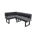 BYLIVING Eckbank Vancouver Anthrazit 100% Polyester Bild 1