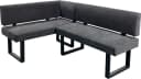 BYLIVING Eckbank Vancouver Anthrazit 100% Polyester Bild 3