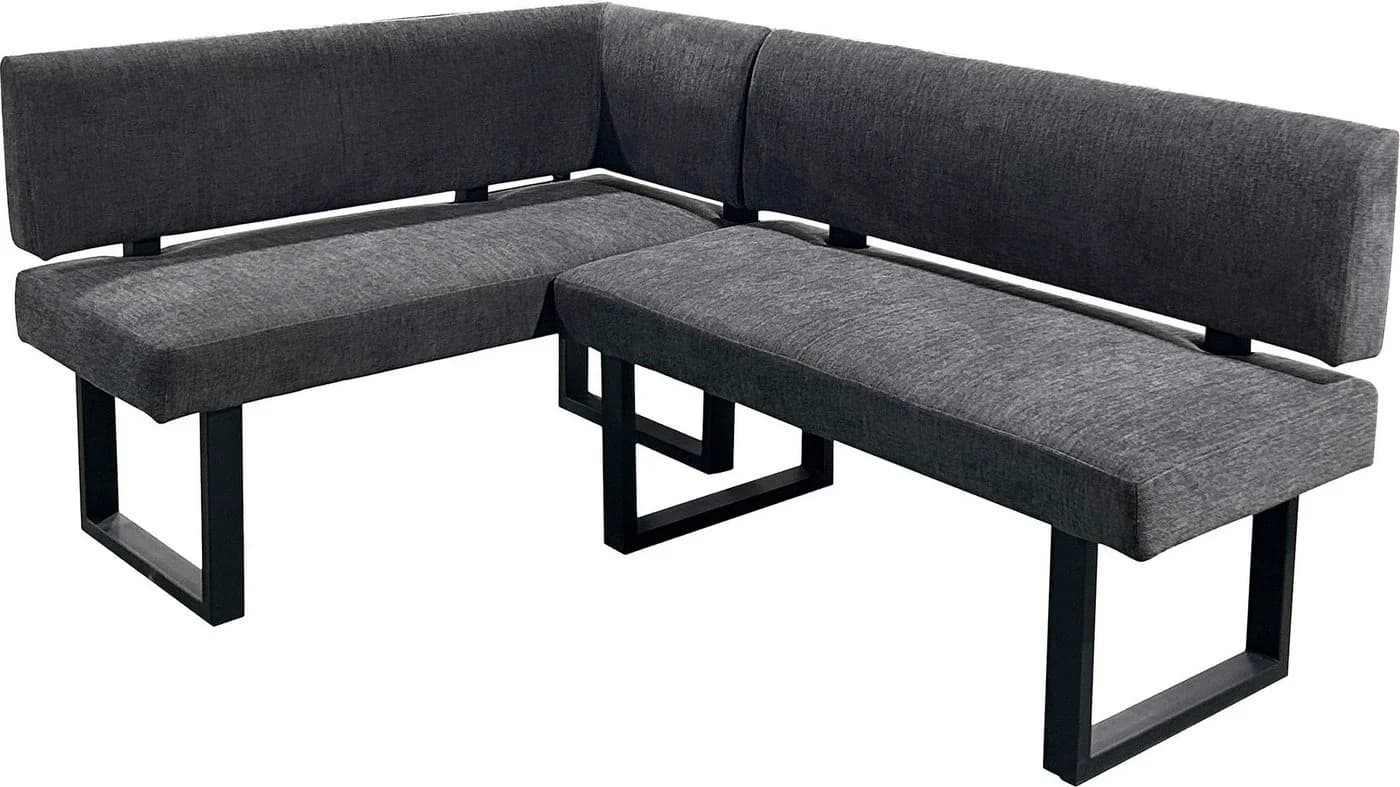 BYLIVING Eckbank Vancouver Anthrazit 100% Polyester - Bild 3