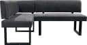 BYLIVING Eckbank Vancouver Anthrazit 100% Polyester Bild 4