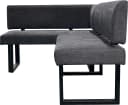 BYLIVING Eckbank Vancouver Anthrazit 100% Polyester Bild 5