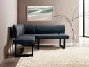 byLIVING Eckbank Vancouver Anthrazit Metallgestell Bild 2
