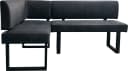 byLIVING Eckbank Vancouver Anthrazit Metallgestell Bild 4