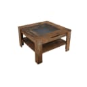 byLIVING Couchtisch RALPH mit Schubkasten und Glaseinsatz Old Wood/Anthrazit Bild 1