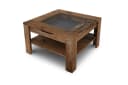 byLIVING Couchtisch RALPH mit Schubkasten und Glaseinsatz Old Wood/Anthrazit Bild 5