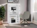 byLIVING Sekretär Janne Weiß Modern mit Ausziehtischplatte Bild 2