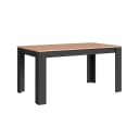BYLIVING Esstisch Nori Anthrazit Eicheoptik 160cm Bild 1
