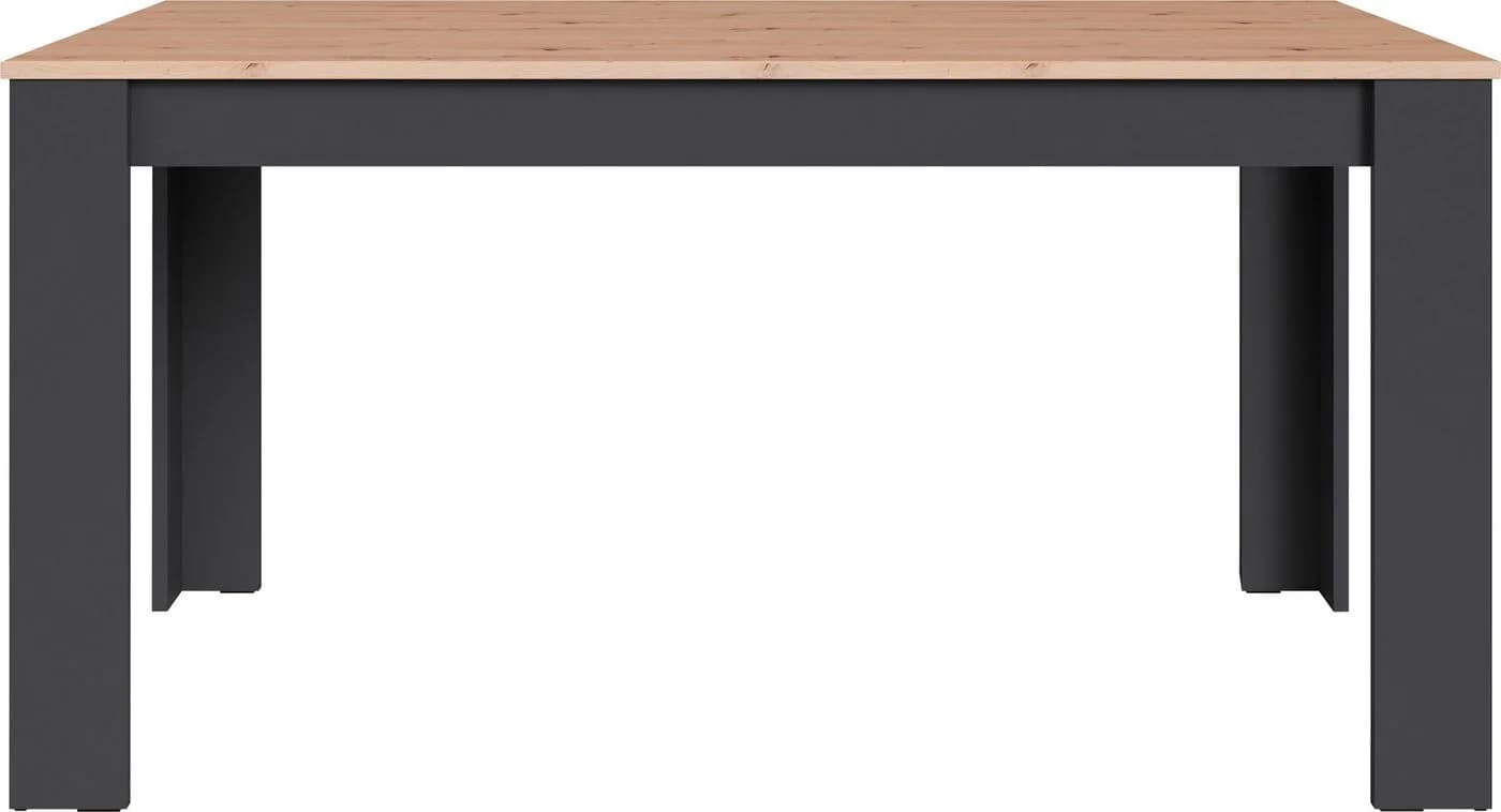 BYLIVING Esstisch Nori Anthrazit Eicheoptik 160cm - Bild 3