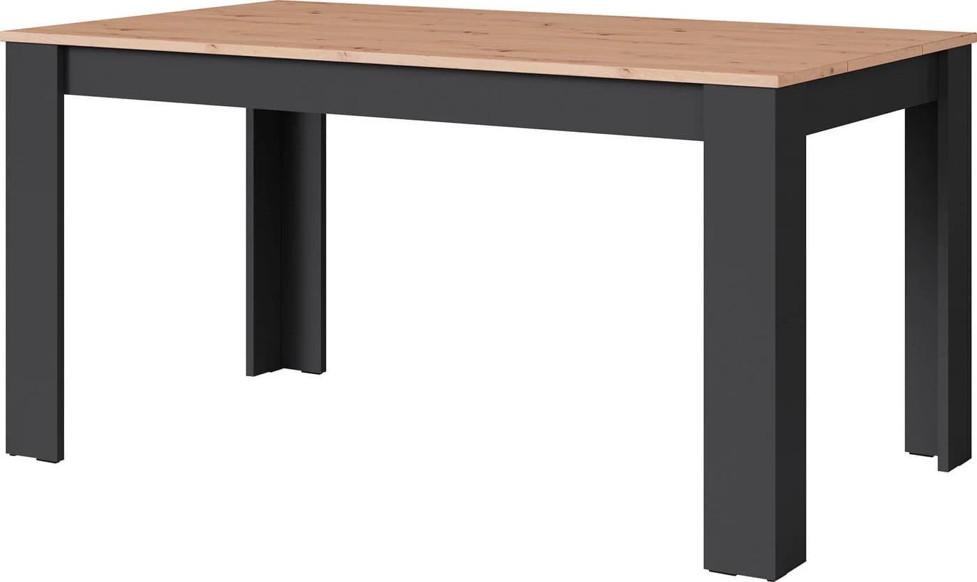 BYLIVING Esstisch Nori Anthrazit Eicheoptik 160cm - Bild 5