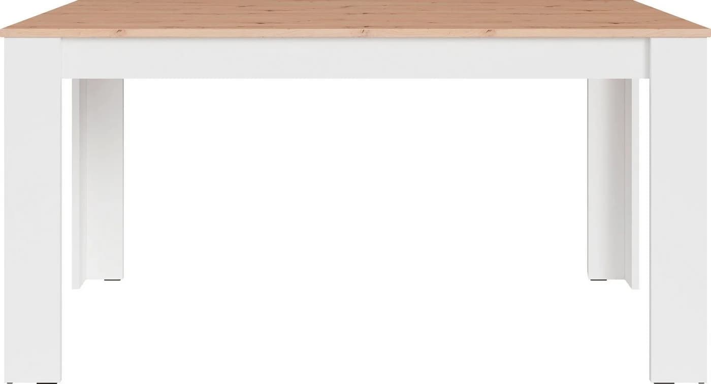 byLIVING Esstisch Nori Weiß Eicheoptik Modern - Bild 3