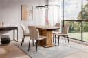 OTTO HOME Esstisch Basel Ausziehbar Eiche Schwarz Oval Bild 1