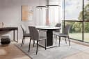Esstisch OTTO HOME Basel Ausziehbar Weiß Schwarz Oval Bild 1