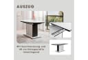 Esstisch OTTO HOME Basel Ausziehbar Weiß Schwarz Oval Bild 3