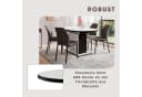 Esstisch OTTO HOME Basel Ausziehbar Weiß Schwarz Oval Bild 4