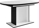 Esstisch OTTO HOME Basel Ausziehbar Weiß Schwarz Oval Bild 5