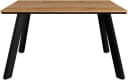 OTTO HOME Esstisch Genf Schwarz Eiche Holzwerkstoff 4-Fuß-Gestell Bild 2