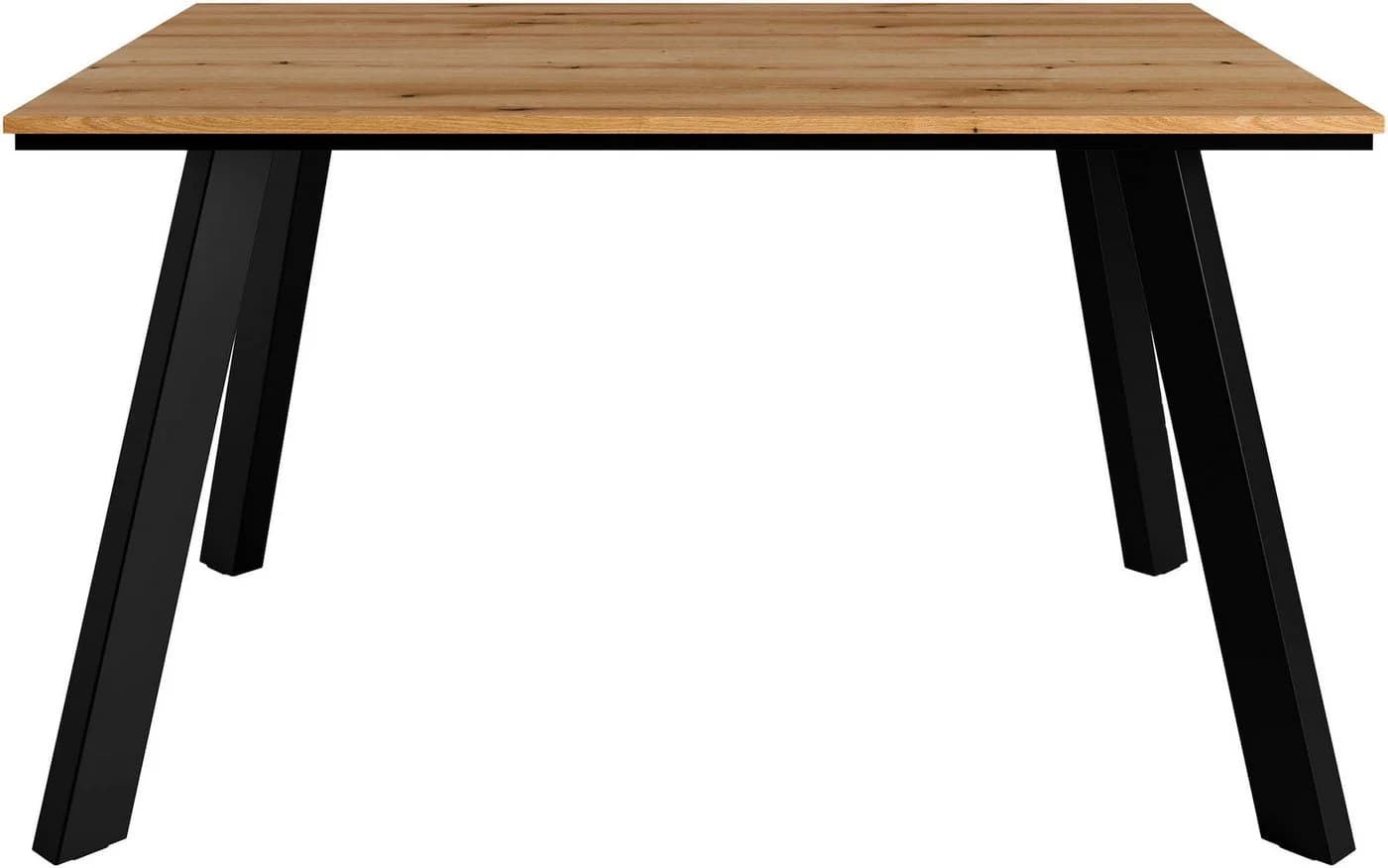 OTTO HOME Esstisch Genf Schwarz Eiche Holzwerkstoff 4-Fuß-Gestell - Bild 2