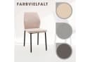 OTTO HOME Esszimmerstuhl Lumos Creme Schwarz Webstoff Metallgestell Bild 4