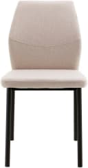 OTTO HOME Esszimmerstuhl Lumos Creme Schwarz Webstoff Metallgestell Bild 5