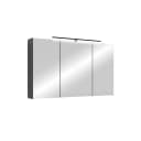 Spiegelschrank SPREE byLIVING 100 cm Anthrazit Soft-Close LED-Beleuchtung Bild 1
