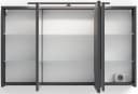 Spiegelschrank SPREE byLIVING 100 cm Anthrazit Soft-Close LED-Beleuchtung Bild 5