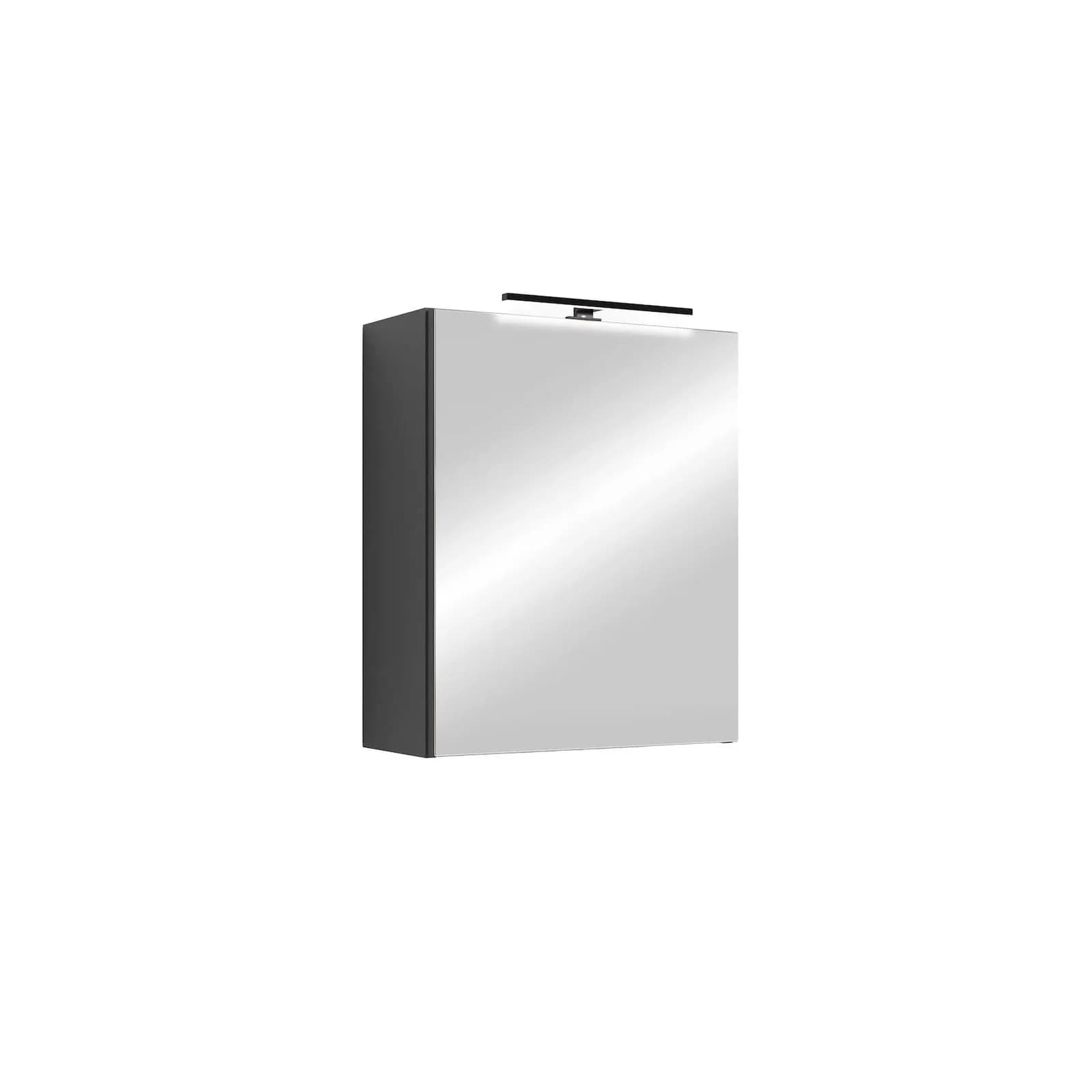 Spiegelschrank SPREE byLIVING Anthrazit Soft-Close LED-Beleuchtung