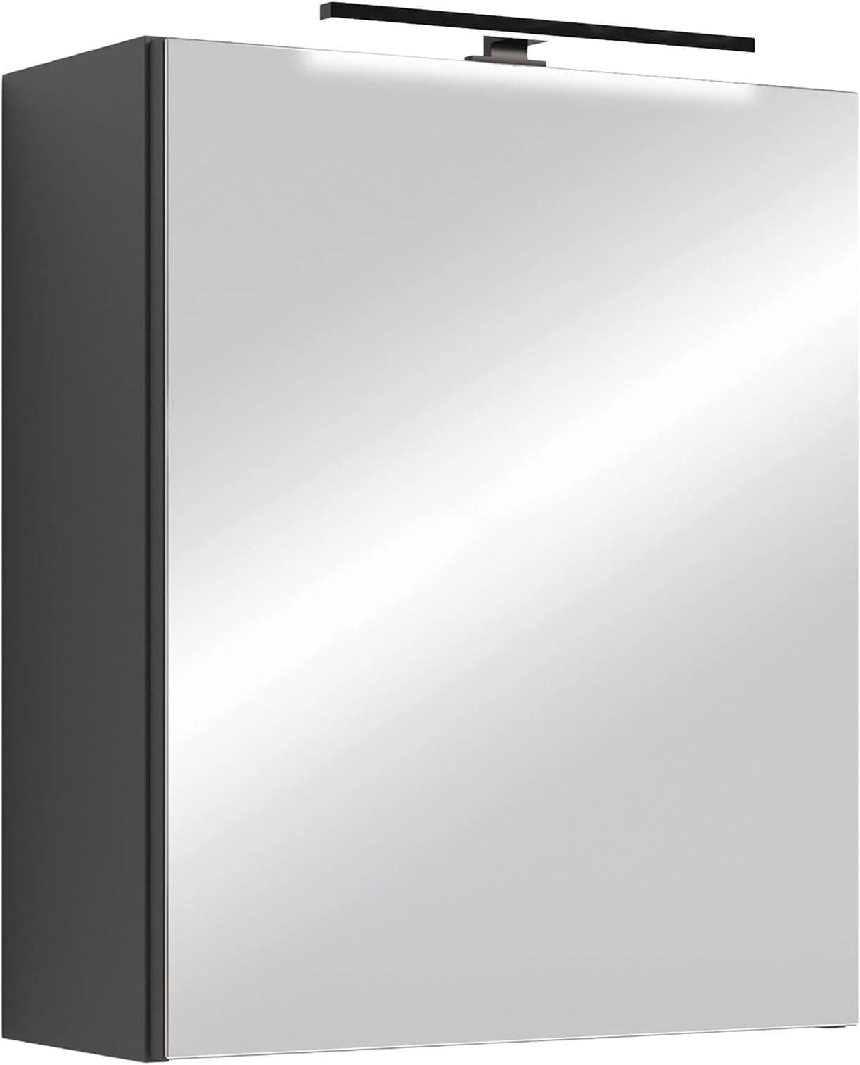 Spiegelschrank SPREE byLIVING Anthrazit Soft-Close LED-Beleuchtung - Bild 2