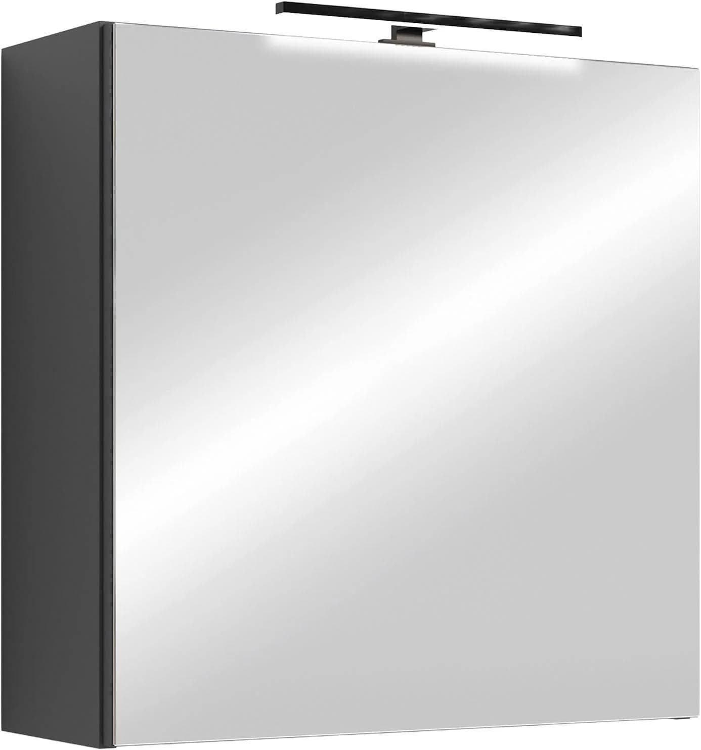 Spiegelschrank byLiving Serie Spree Anthrazit LED-Beleuchtung - Bild 2