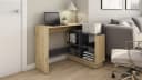 Eckschreibtisch BYLIVING Bern Artisan Eiche Graphit Bild 2