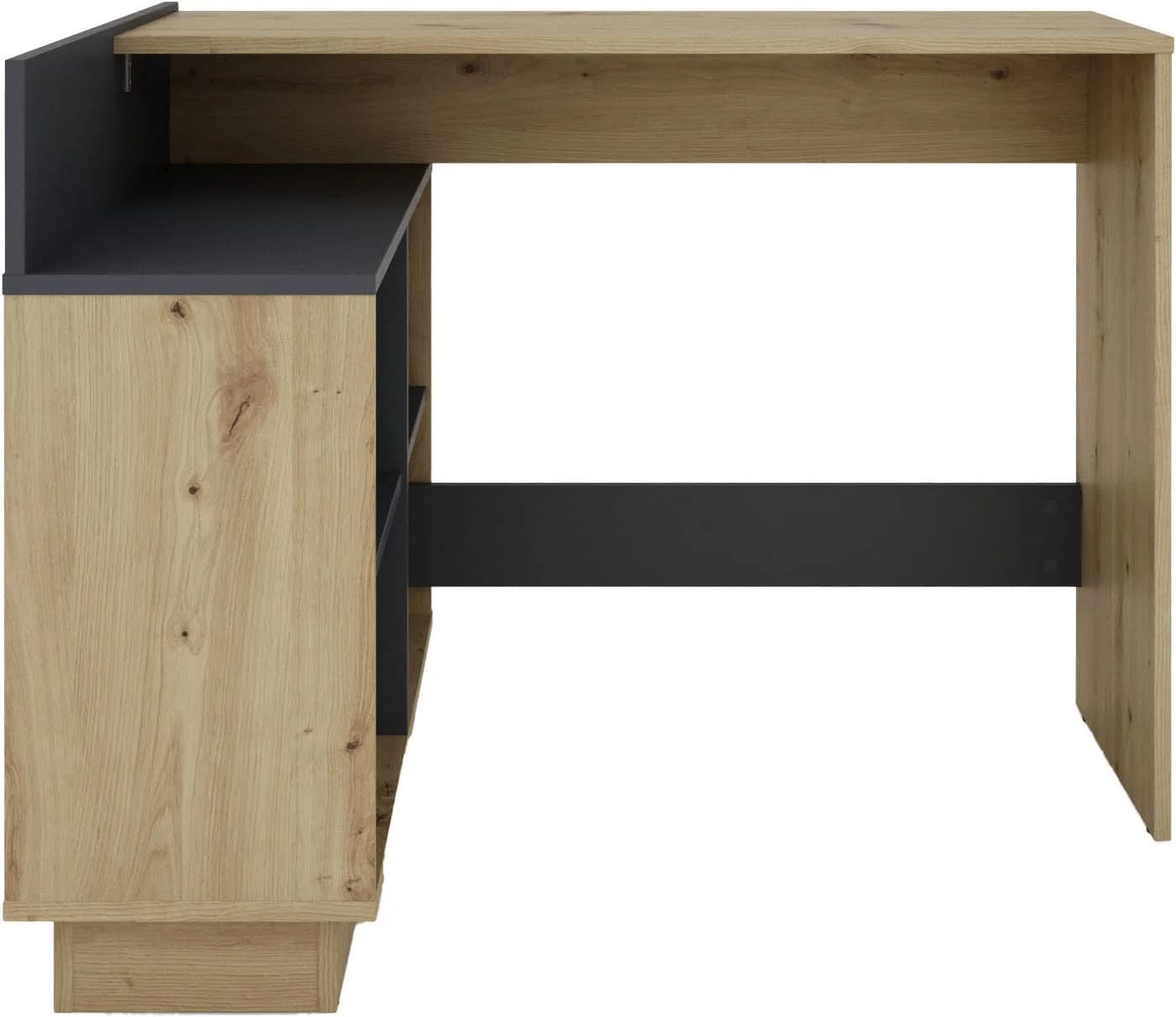 Eckschreibtisch BYLIVING Bern Artisan Eiche Graphit - Bild 5