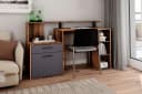 BYLIVING Schreibtisch Louise 140cm Old Style mit Stauraum Bild 1