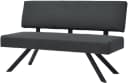 BYLIVING TORONTO Sitzbank 3-Sitzer dunkelgrau Schwarz Bild 2
