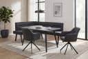 byLIVING Esszimmerstuhl MONTREAL Grau 360° drehbar Bild 1