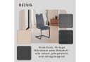 BYLIVING Freischwinger CAPRI 2er-Set grau/schwarz Bild 3