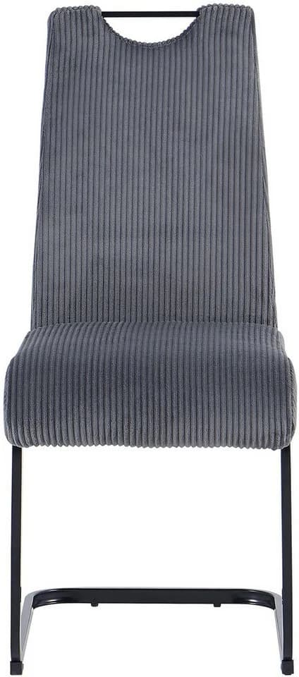 BYLIVING Freischwinger CAPRI 2er-Set grau/schwarz - Bild 5