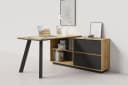 byLIVING Schreibtisch TALOS Eckschreibtisch L-Form Eiche Braun Bild 2