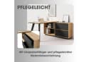 byLIVING Schreibtisch TALOS Eckschreibtisch L-Form Eiche Braun Bild 4